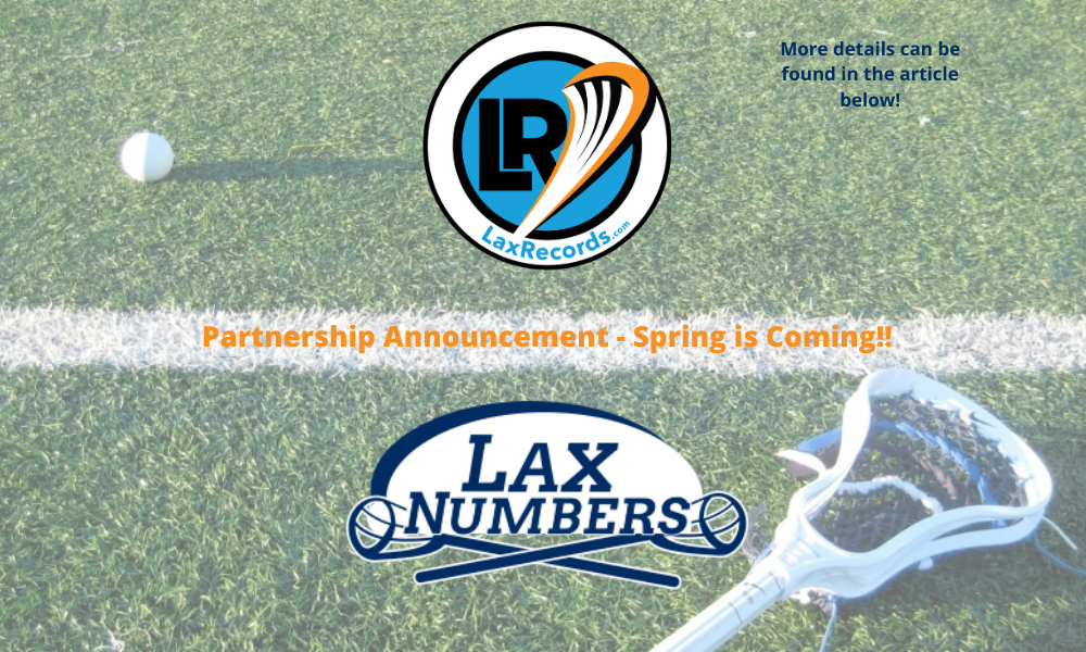 Laxnumbers Partnership Announcement - Spring is Coming!!